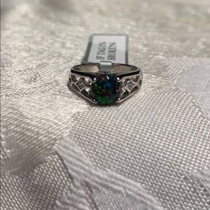 Black Opal Ring. NWT